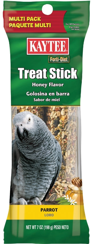63 oz (9 x 7 oz) Kaytee Forti Diet Honey Treat Sticks for Parrots