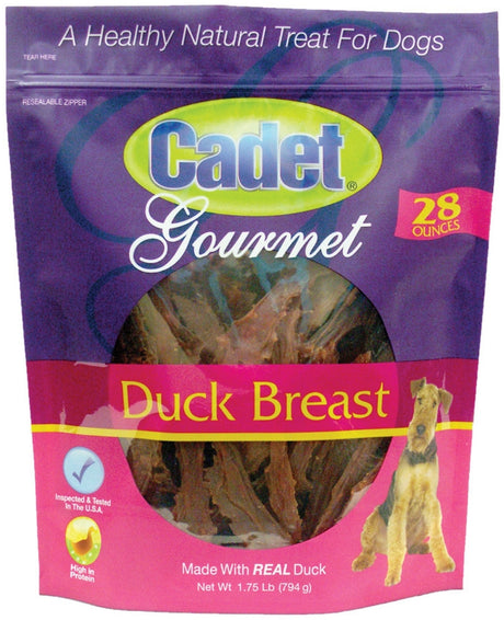 56 oz (2 x 28 oz) Cadet Gourmet Duck Breast Treats for Dogs