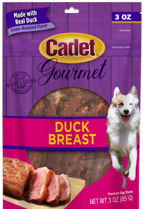 6 oz (2 x 3 oz) Cadet Gourmet Duck Breast Treats for Dogs