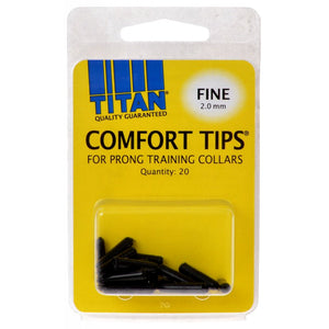 2 mm - 20 count Titan Comfort Tips for Prong Training Collars