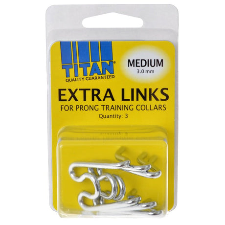 3 mm - 3 count Titan Extra Links for Prong Training Collars
