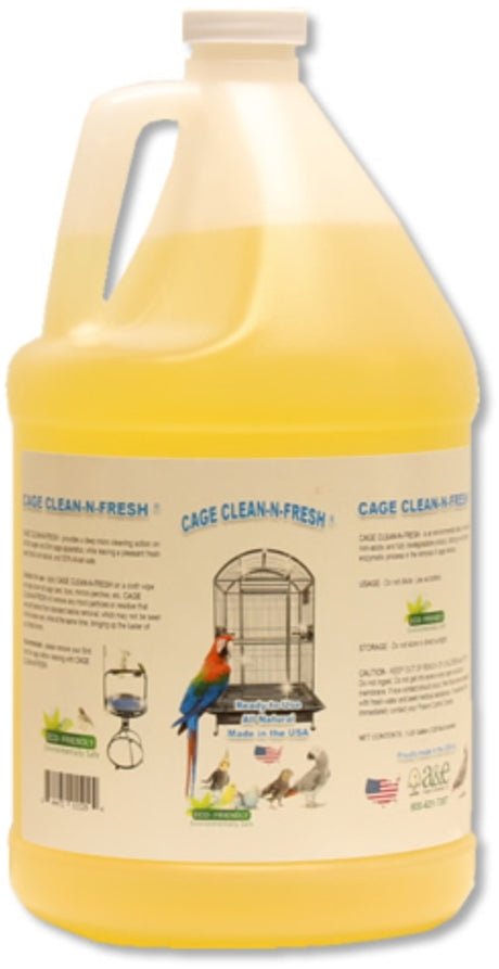 2 gallon (2 x 1 gal) AE Cage Company Cage Clean n Fresh Cage Cleaner Fresh Peppermint Scent