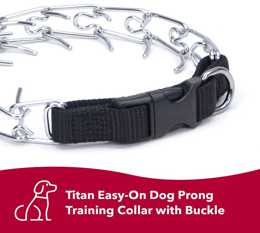 18"L x 3 mm Titan Easy-On Prong Training Collar