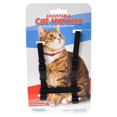 Coastal Pet Adjustable Cat Harness Black - PetMountain.com