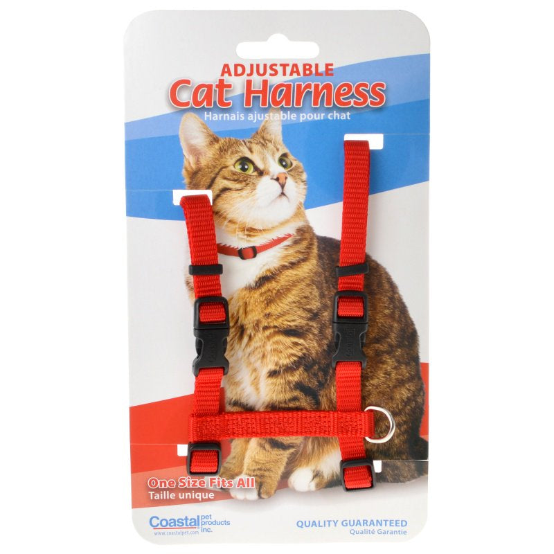 Coastal Pet Adjustable Cat Harness Red - PetMountain.com
