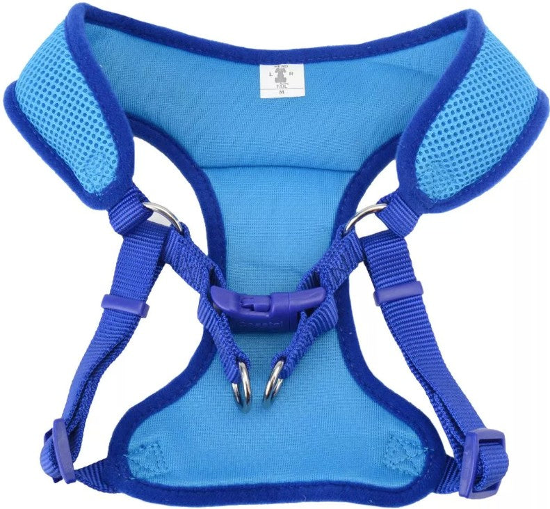 Coastal Pet Comfort Soft Wrap Adjustable Dog Harness Blue - PetMountain.com