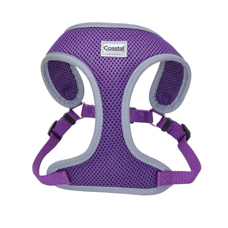Coastal Pet Comfort Soft Reflective Wrap Adjustable Dog Harness Purple - PetMountain.com