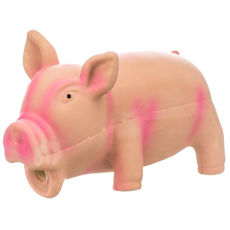 1 count Coastal Pet Rascals Latex Grunting Pig Dog Toy Pink