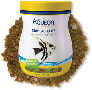 6.87 oz (3 x 2.29 oz) Aqueon Tropical Flakes Fish Food