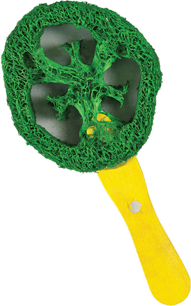 AE Cage Company Nibbles Lollipop Loofah Chew Toy - PetMountain.com