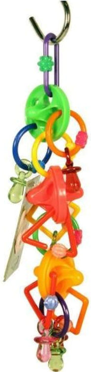 6 count AE Cage Company Happy Beaks Spinners and Pacifiers