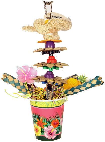 AE Cage Company Happy Beaks Tropical Punch Cocktail Bird Toy - PetMountain.com