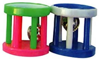 AE Cage Company Happy Beaks Small Barrel Foot Toy for Birds - PetMountain.com