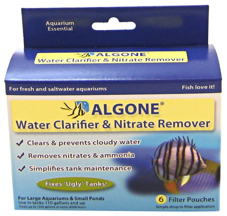 Large - 6 count Algone Water Clarifier and Nitrate Remover
