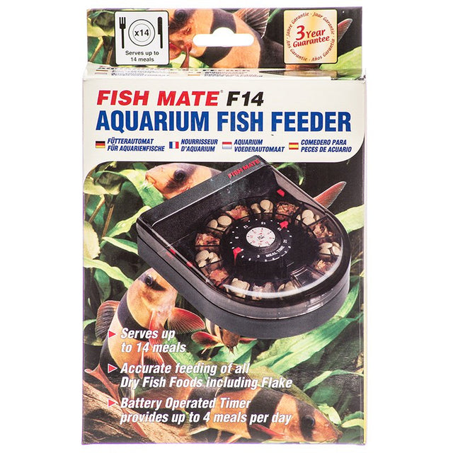 Fish Mate F14 Automatic Aquarium Fish Feeder - PetMountain.com