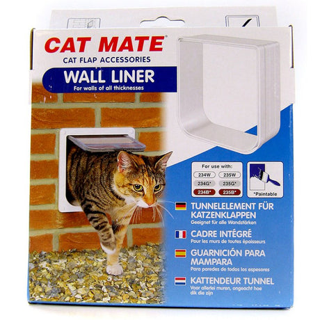 Cat Mate Cat Flap Wall Liner White - PetMountain.com