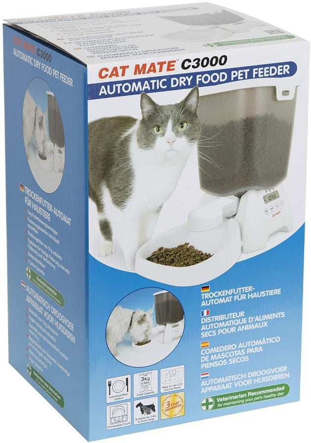Cat Mate C3000 Automatic Dry Food Pet Feeder - PetMountain.com
