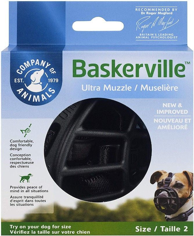 Company of Animals Baskerville Ultra Muzzle for Dogs - PetMountain.com