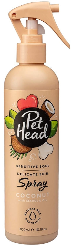 Pet Head Sensitive Soul Delicate Skin Spray for Dogs Coconut with Marula Oil - PetMountain.com