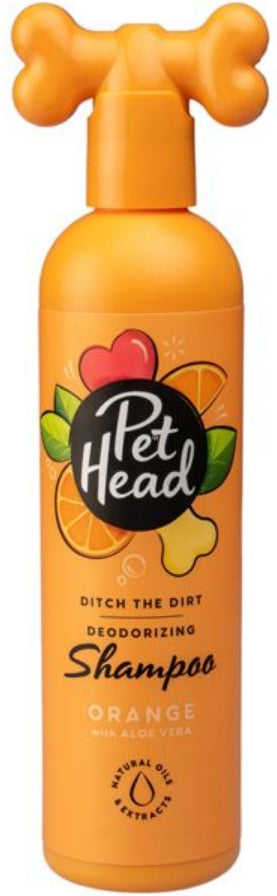 Pet Head Ditch the Dirt Deodorizing Shampoo for Dogs Orange with Aloe Vera - PetMountain.com