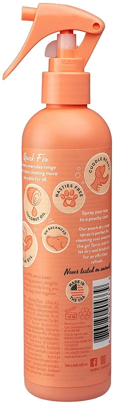 30.3 oz (3 x 10.1 oz) Pet Head Quick Fix Dry Clean Spray for Dogs Peach with Argan Oil