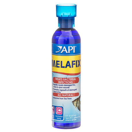 32 oz (4 x 8 oz) API MelaFix Treats Bacterial Infections for Freshwater and Saltwater Aquarium Fish