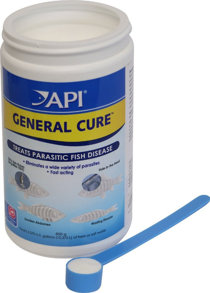 850 gram API General Cure Powder Treats Parasitic Fish Disease