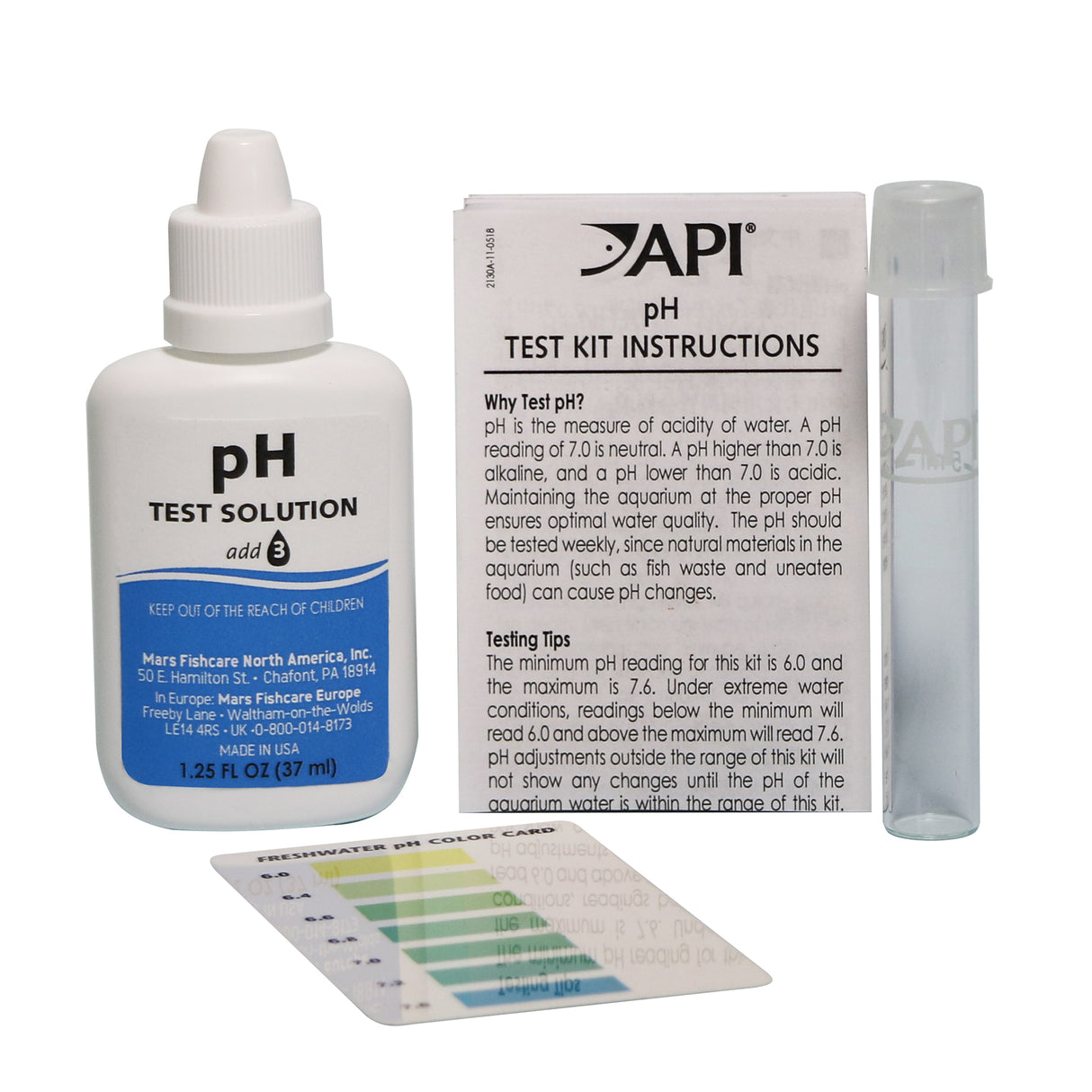 3 count API pH Test Kit for Freshwater Aquariums