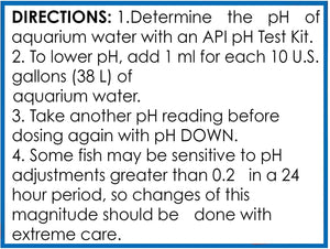 48 oz (3 x 16 oz) API pH Down Lowers Aquarium pH for Freshwater Aquariums