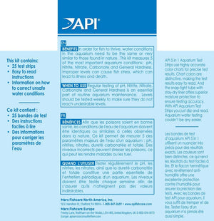 API 5 in 1 Aquarium Test Strips for Freshwater and Saltwater Aquariums - PetMountain.com
