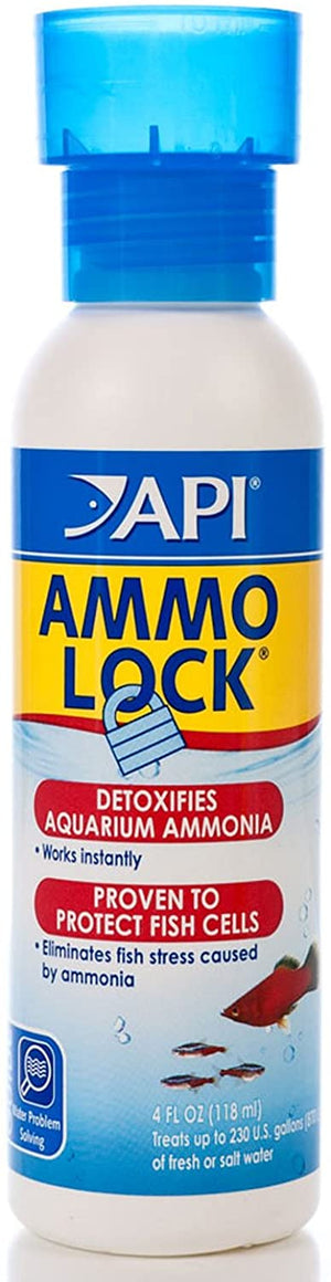 24 oz (6 x 4 oz) API Ammo Lock Detoxifies Aquarium Ammonia