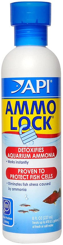 8 oz API Ammo Lock Detoxifies Aquarium Ammonia
