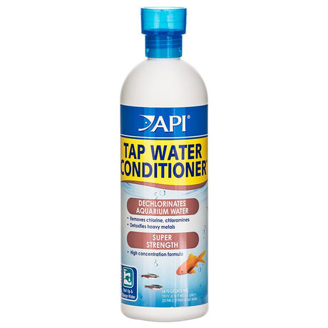 16 oz API Tap Water Conditioner Detoxifies Heavy Metals and Dechlorinates Aquarium Water
