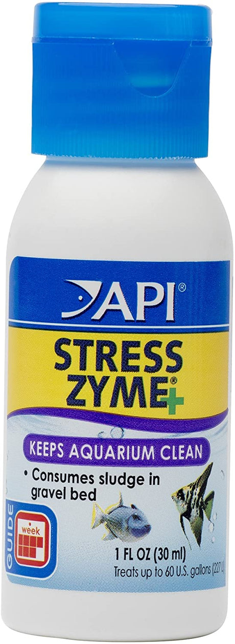 12 oz (12 x 1 oz) API Stress Zyme Plus Bio Filtration Booster