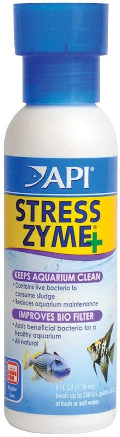4 oz API Stress Zyme Plus Bio Filtration Booster