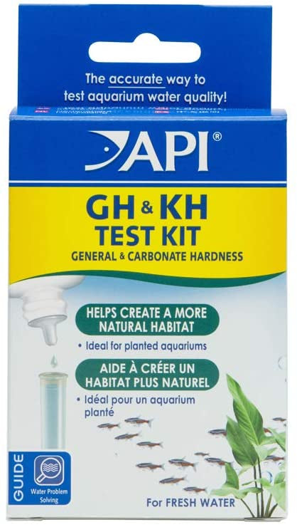 3 count API GH and KH General and Carbonate Hardness Test Kit for Freshwater Aquariums