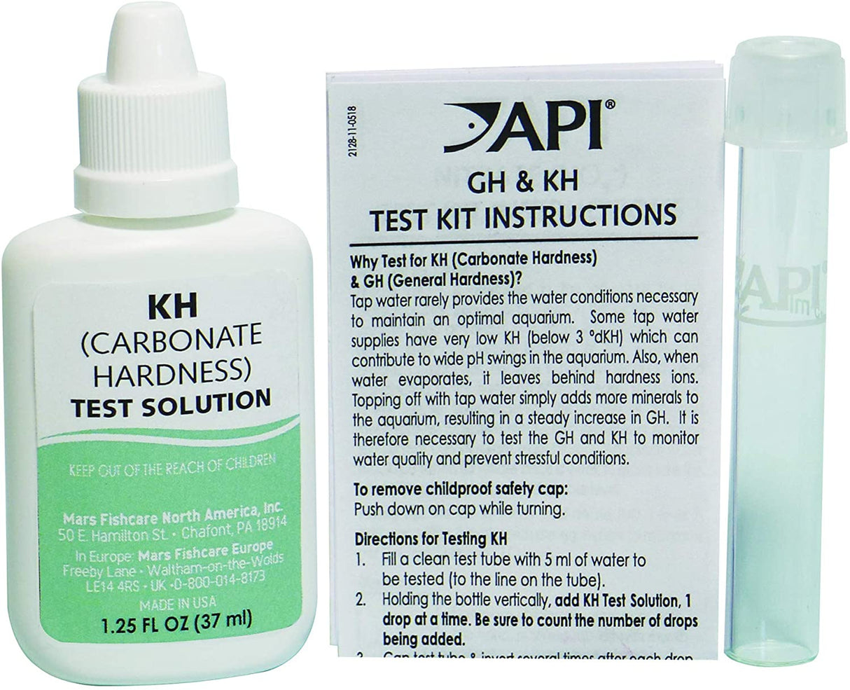 3 count API KH Carbonate Hardness Test Kit for Fresh and Saltwater Aquariums