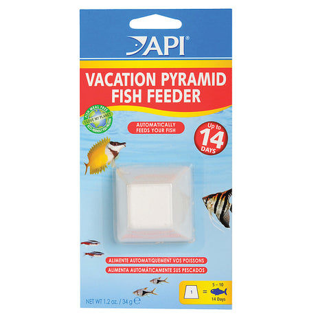 12 count API 14 Day Vacation Pyramid Fish Feeder