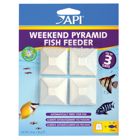 API Weekend Pyramid Fish Feeder up to 3 Days - PetMountain.com