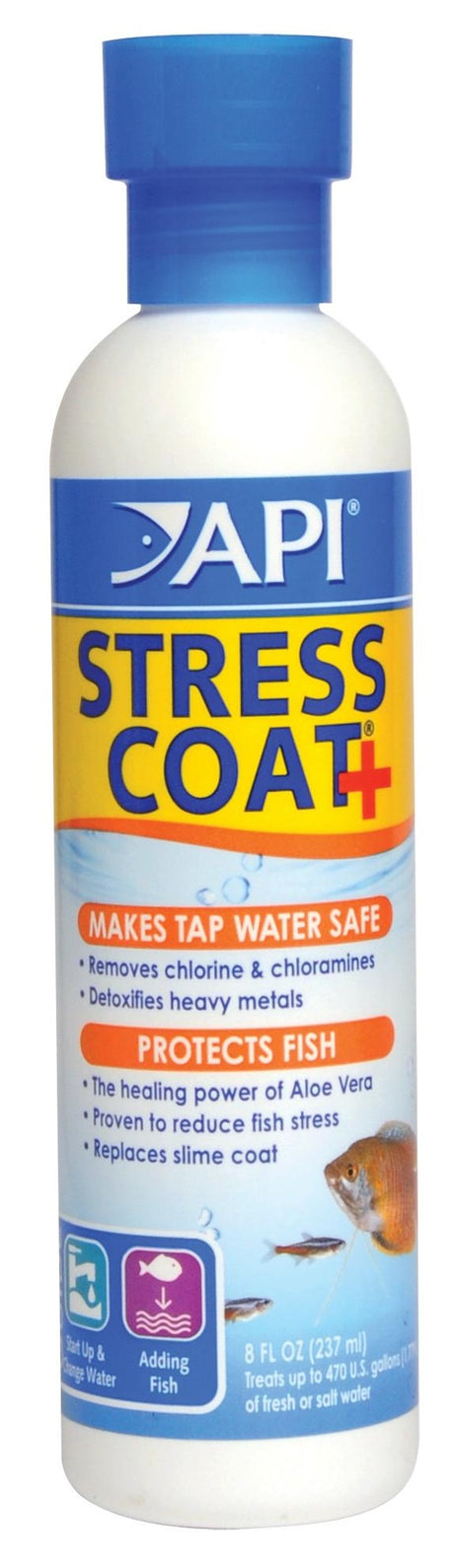32 oz (4 x 8 oz) API Stress Coat + Fish and Tap Water Conditioner