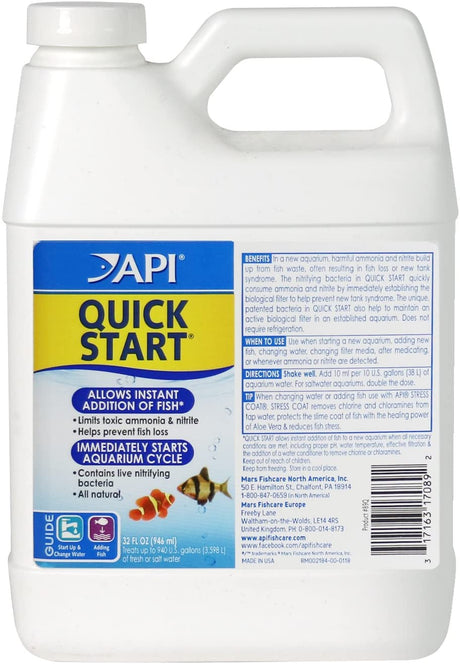 64 oz (2 x 32 oz) API Quick Start Water Conditioner
