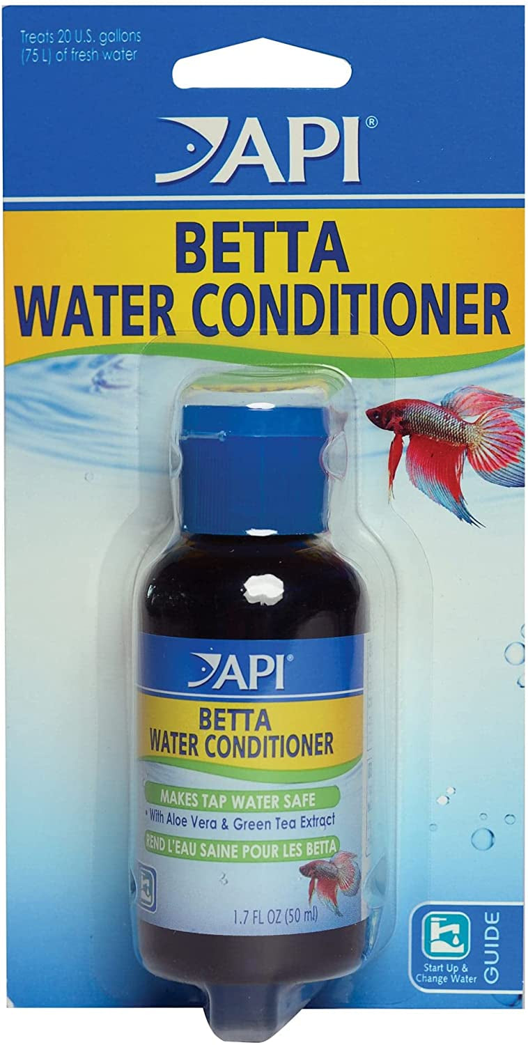 5.1 oz (3 x 1.7 oz) API Betta Water Conditioner Makes Tap Water Safe