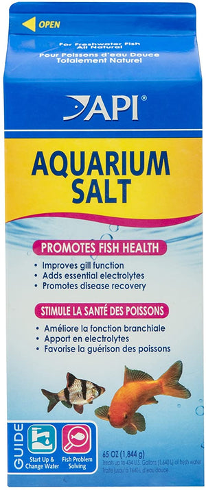 API Aquarium Salt Promotes Fish Health for Freshwater Aquariums - PetMountain.com