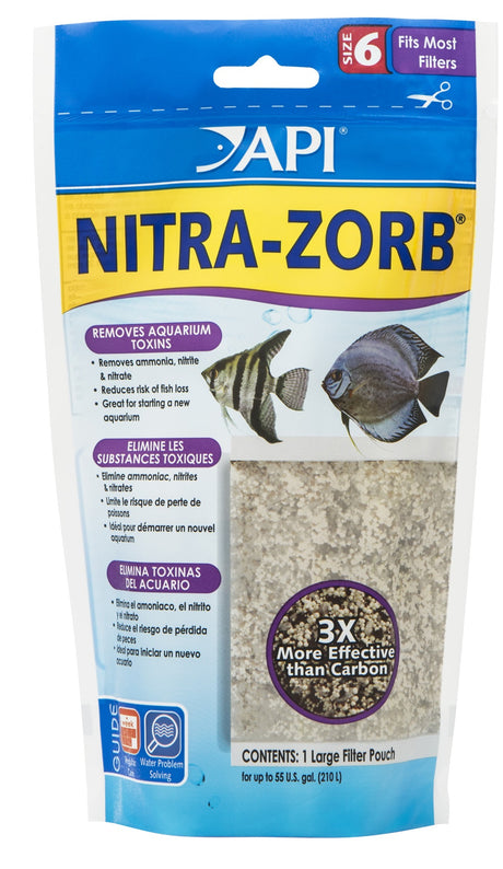 API Nitra-Zorb Removes Aquarium Toxins Size 6 - PetMountain.com