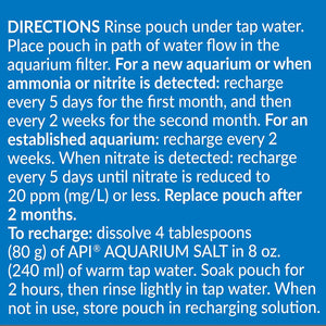 1 count API Nitra-Zorb Removes Aquarium Toxins Size 6