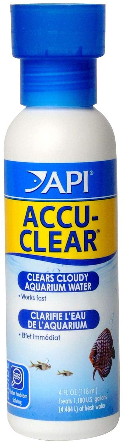 4 oz API Accu-Clear Clears Cloudy Aquarium Water