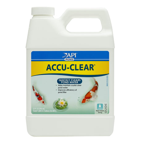 32 oz API Pond Accu-Clear Quickly Clears Pond Water