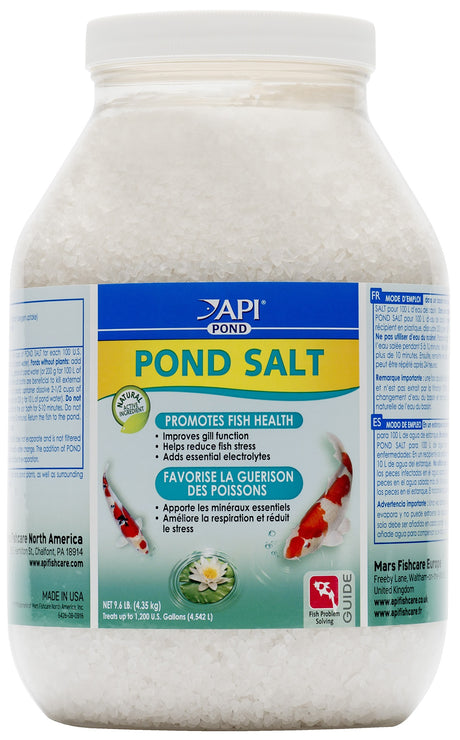 9.6 lb API Pond Pond Salt Natural Fish Tonic for Ponds