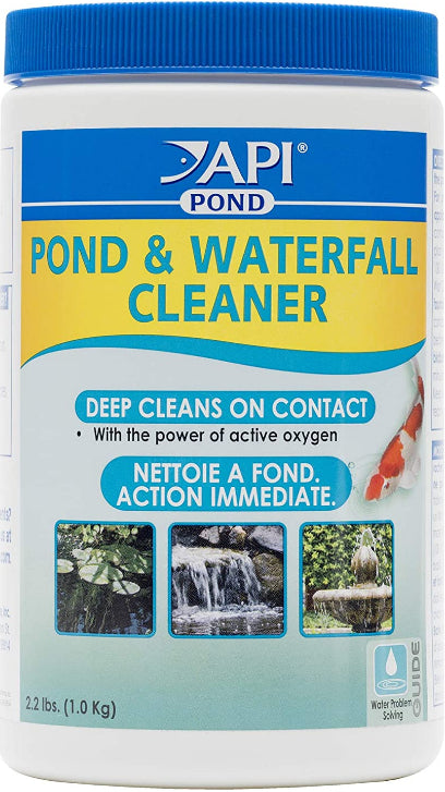 6.6 lb (3 x 2.2 lb) API Pond and Waterfall Cleaner Deep Cleans on Contact