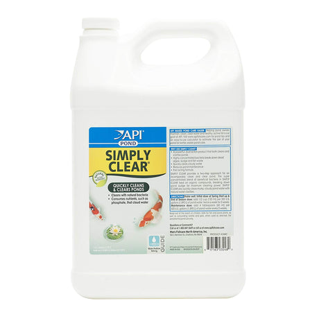 1 gallon API Pond Simply-Clear with Barley Quickly Cleans and Clears Ponds